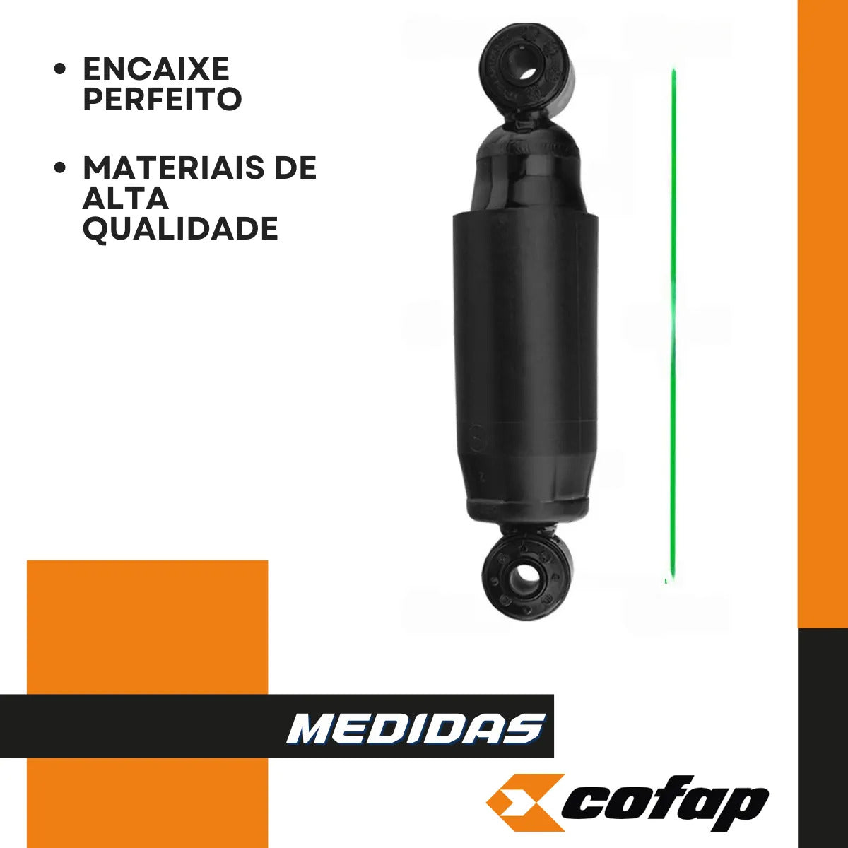 Par Amortecedor Dianteiro Silverado Diesel Cofap 1997 A 2002