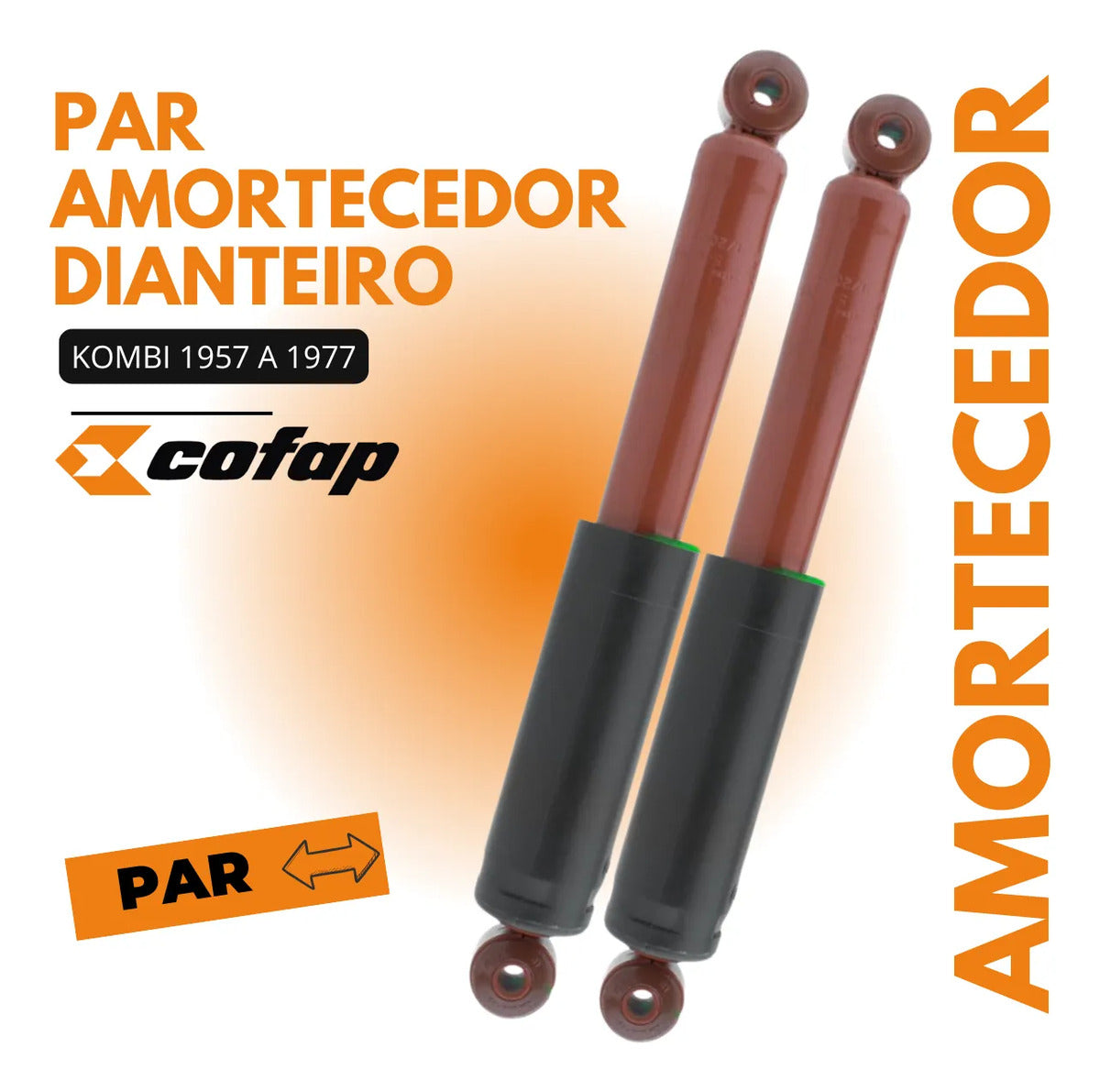 Par Amortecedor Dianteiro Kombi 1957 A 1977 - Cofap Sb27703