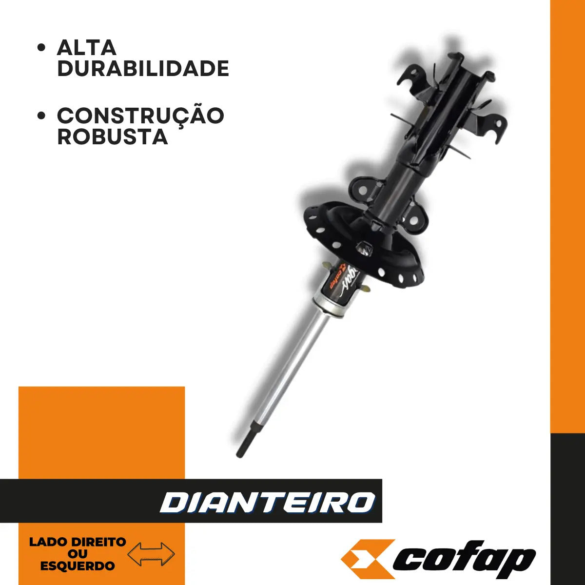 Amortecedor Dianteiro Fit City 2009 2010 2011 2012 13 Cofap