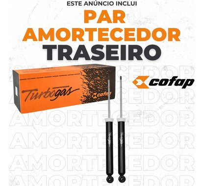 Par Amortecedor Traseiro Mobi 1.0 Flex Original Cofap