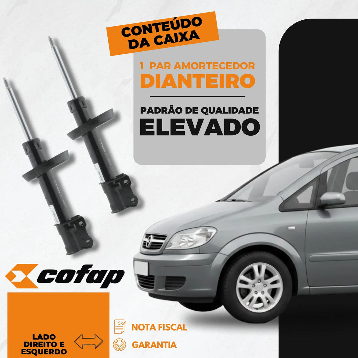 Amortecedor Dianteiro Zafira 01-12 Cofap Gp32387 Gp32388