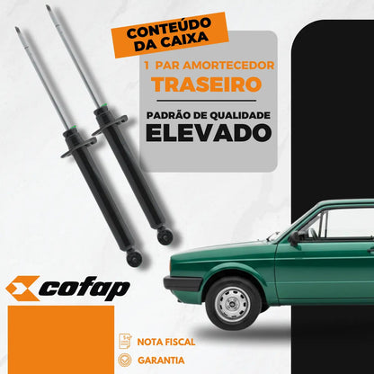 Par Amortecedor Traseiro Cofap Vw Gol Quadrado 1980 Á 1994