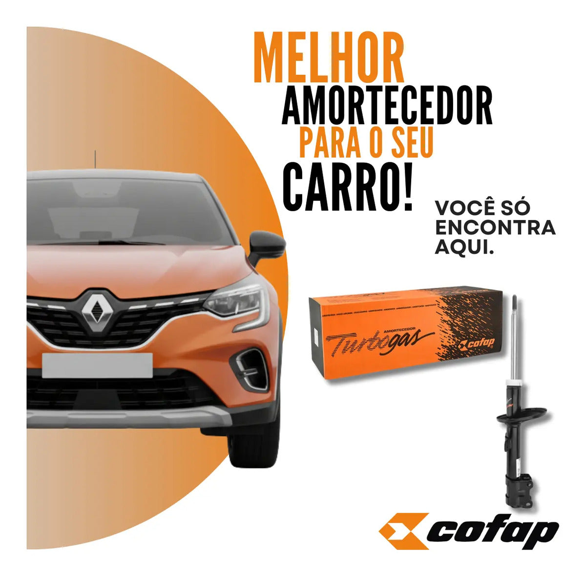 Amortecedor Dianteiro Duster Manual Até 2014 - Cofap