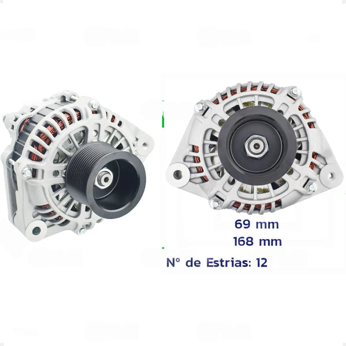 Alternador Stralis 380 410 420 460 Trakker 720 24v 90a  12pk