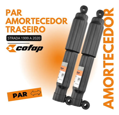 Par Amortecedor Traseiro Spa Strada 1999 A 2020 - Cofap