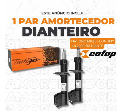 Par Amortecedor Dianteiro Uno Economy 1.0 2009 A 2013 Cofap