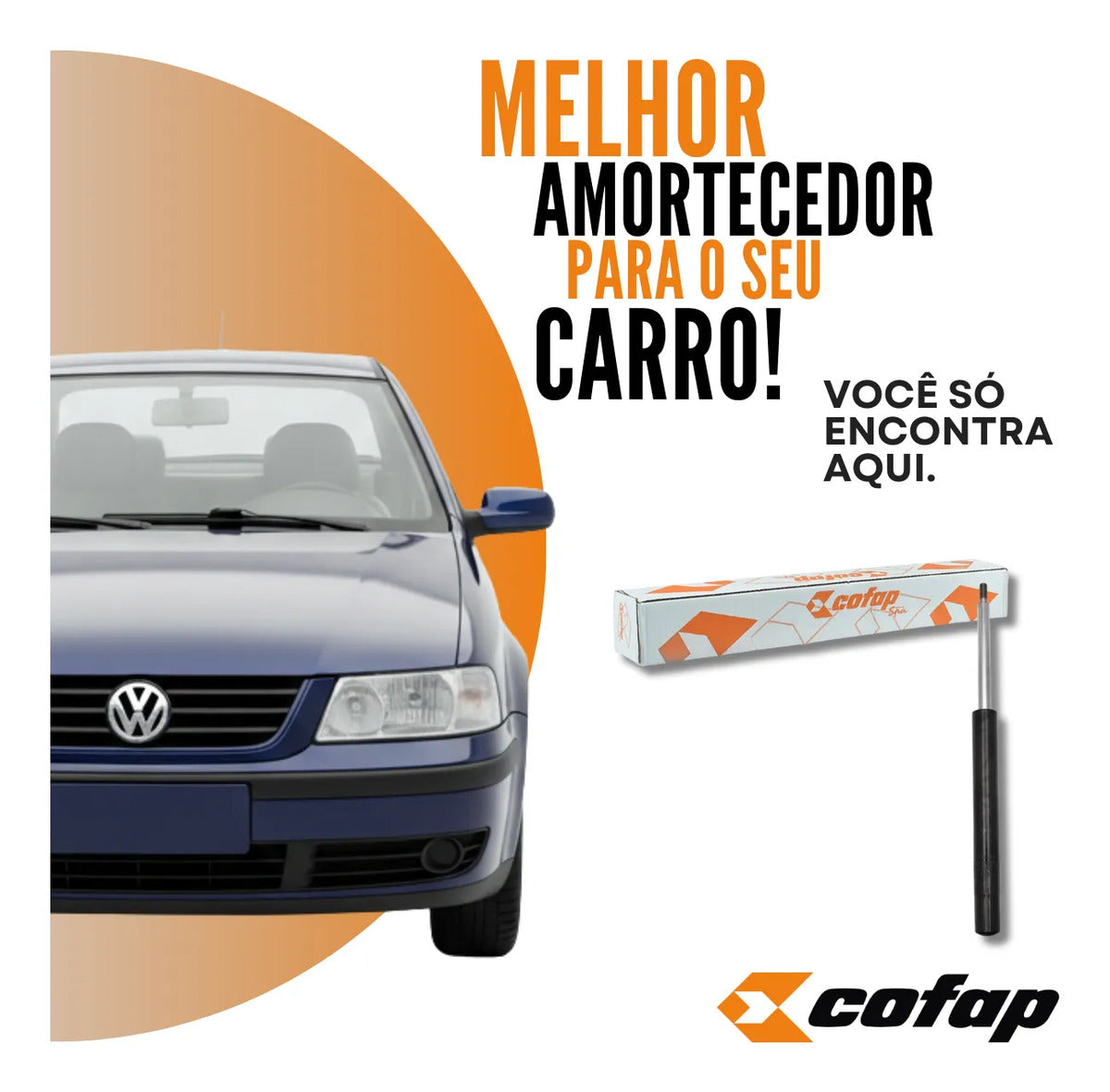 Amortecedor Dianteiro Cofap Quantun 1985 A 2002
