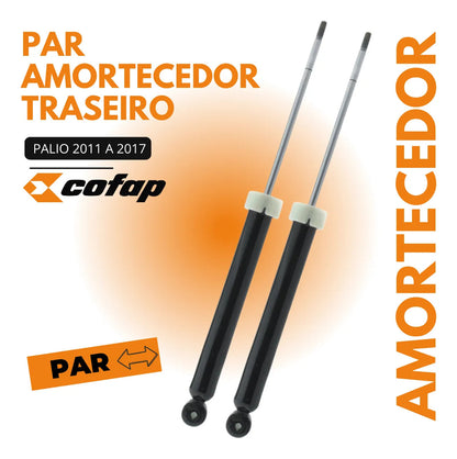 Par Amortecedor Traseiro Cofap Novo Palio 2011 A 2017