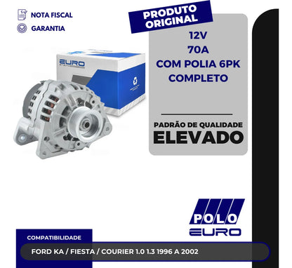 Alternador Fiesta Ka Courier 1.0 1.3 1997-1999 - Euro 70129