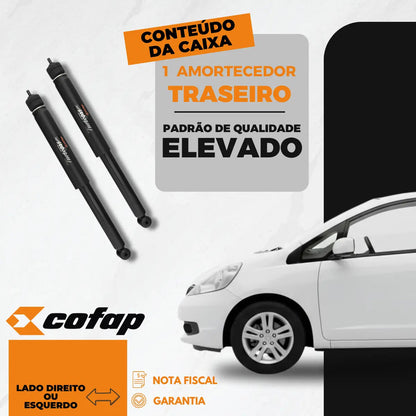 Amortecedor Traseiro Honda Fit 2003 A 2008 Cofap
