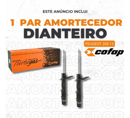 Par Amortecedor Dianteiro 208 2013 Automatico. - Cofap