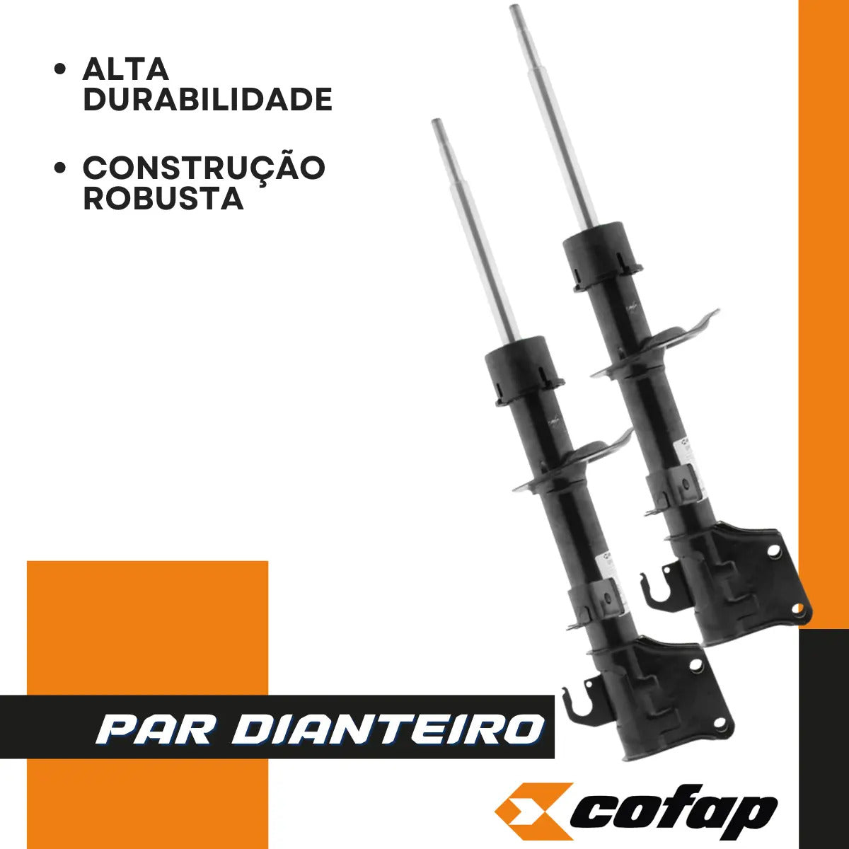 Par Amortecedor Dianteiro Fiat Idea Adventure Original Cofap