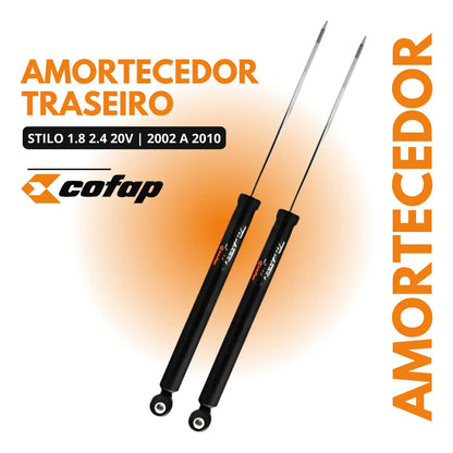 Par Amortecedor Traseiro Fiat Stilo 1.8 2002 A 09 2010 Cofap