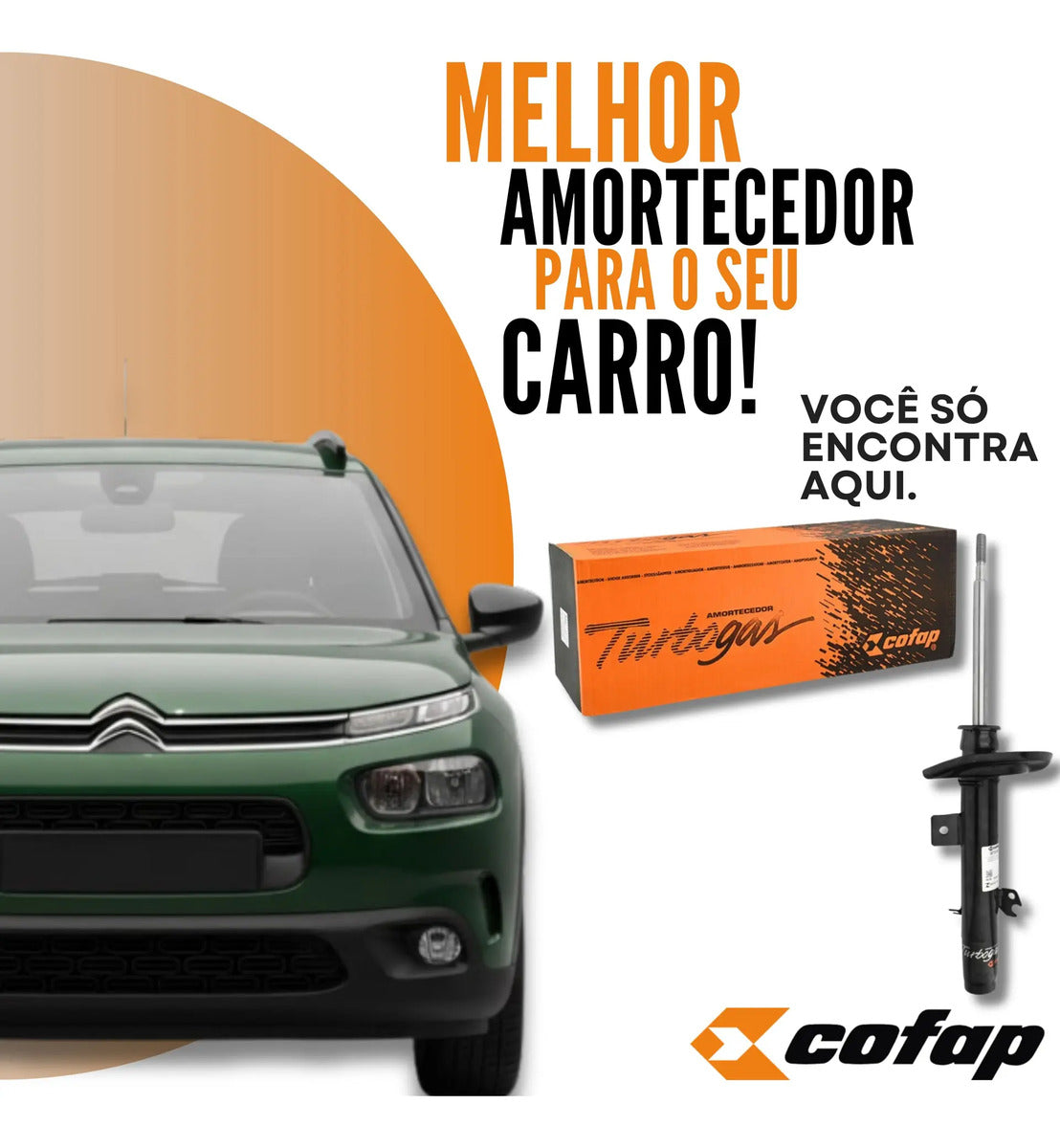 Amortecedor Dianteiro Esquerdo C4 Cactus Cofap Gp30655
