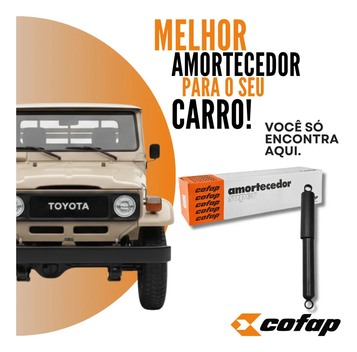Amortecedor Dianteiro Bandeirante 1970 A 1994 Cofap