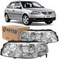 Farol Cromado Duplo Gol G3 1999 00 01 02 03 2004 2005 Arteb