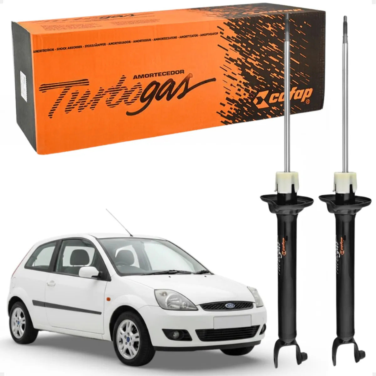Par Amortecedor Traseiro Ford Fiesta 1996/2001 Cofap Gb47778