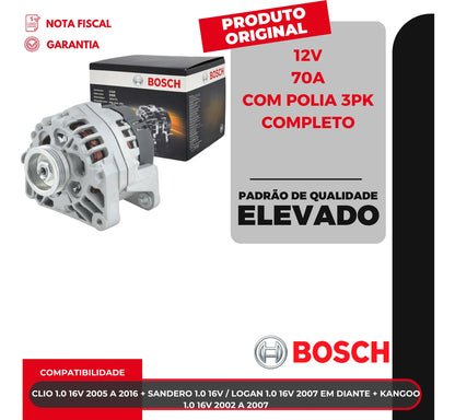 Alternador Sandero/stepway 1.0 1986a00566