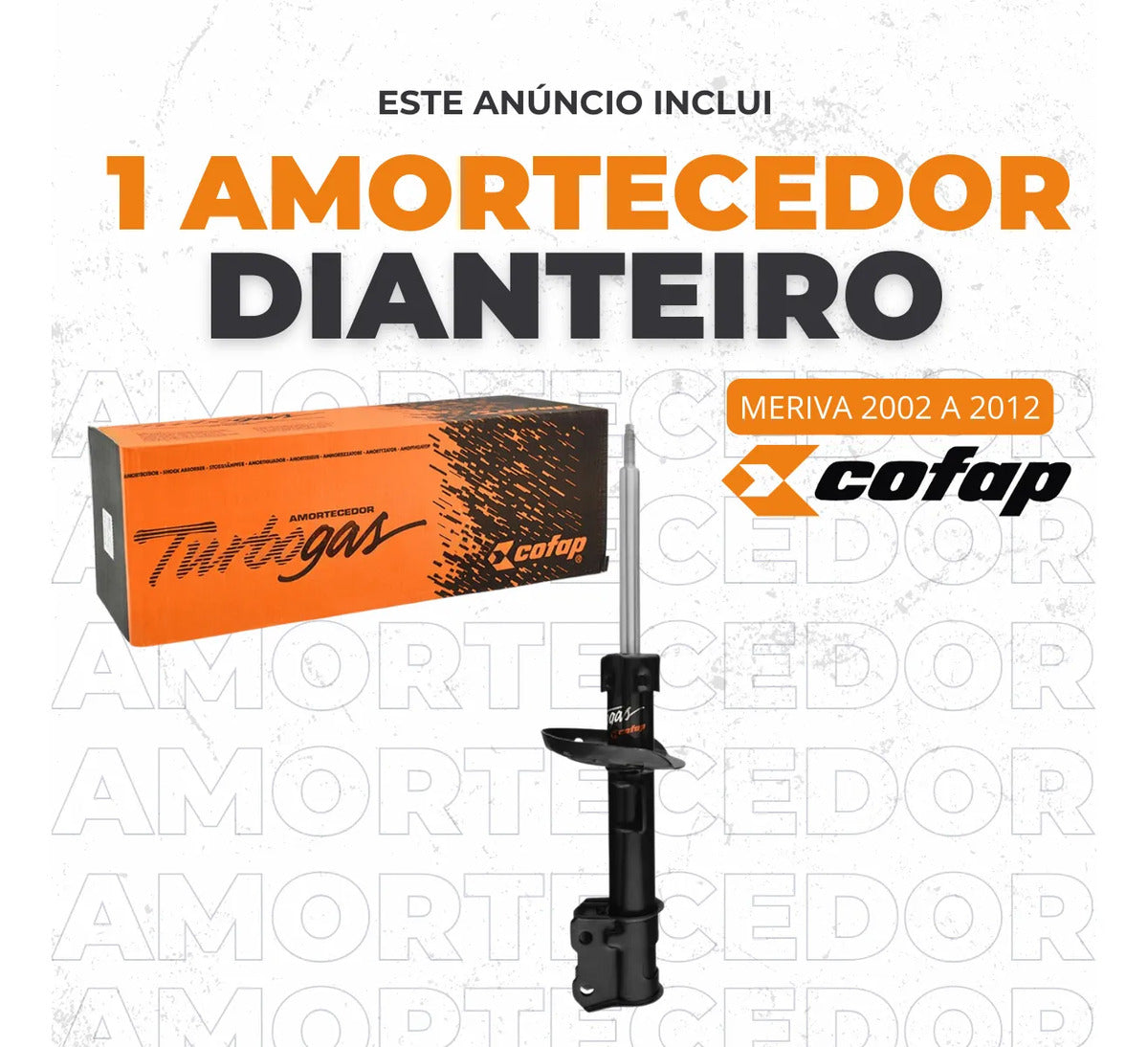 Amortecedor Diant Esq Chevrolet  Meriva 02/12 Gp30381 Cofap