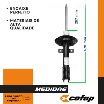 Amortecedor Traseiro Oroch 2015 16 17 18 Em Diante - Cofap