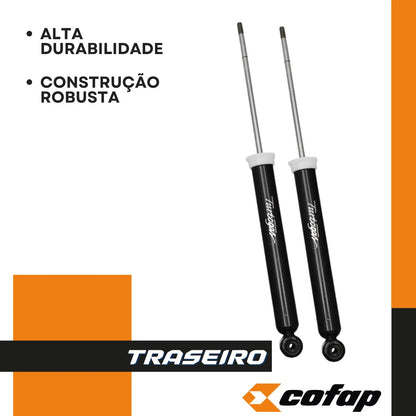 Par Amortecedor Traseiro Mobi 1.0 Flex Original Cofap