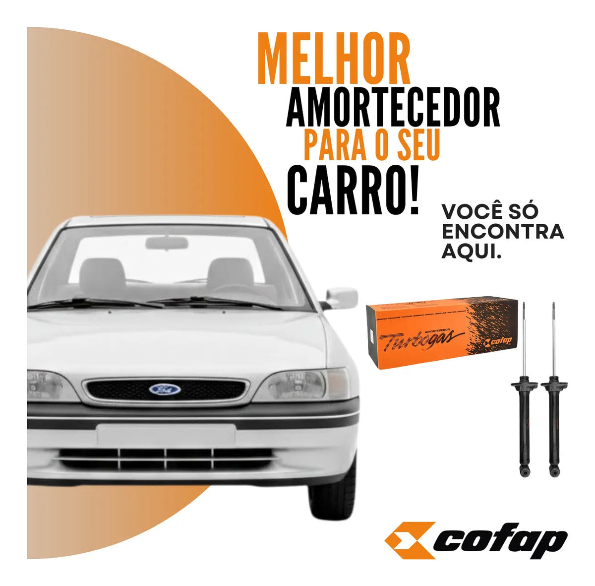 Par Amortecedor Traseiro Verona 93/96 Logus Pointer Cofap