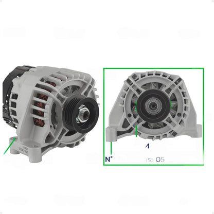 Alternador Palio Siena Uno Strada Mobi 110a 12v Com Polia 5p