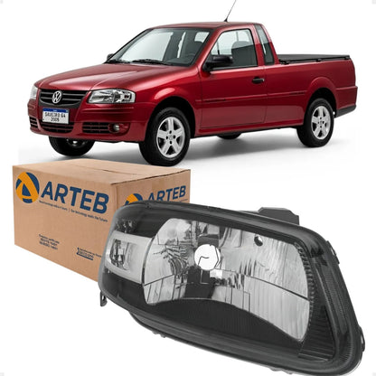 Farol Gol Parati Saveiro G4 2005 A 2014 Máscara Negra Arteb