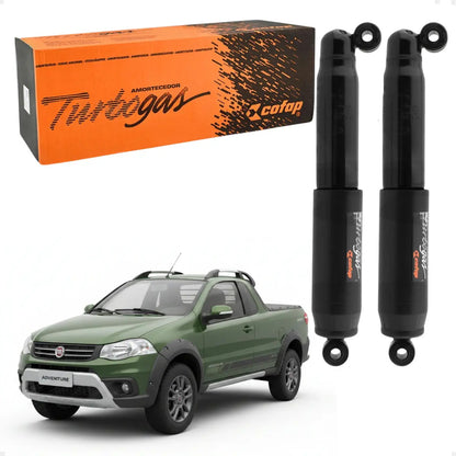 Par Amortecedor Traseiro Fiat Strada Adventure Locker Cofap