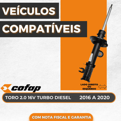 Amortecedor Dianteiro Esquerdo Toro 2.0 Flex/diesel Cofap