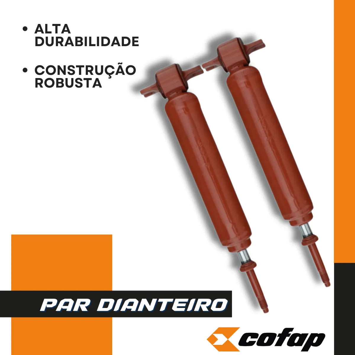 Par Amortecedor Dianteiro Opala 1968 A 84 85 86 1987 Cofap