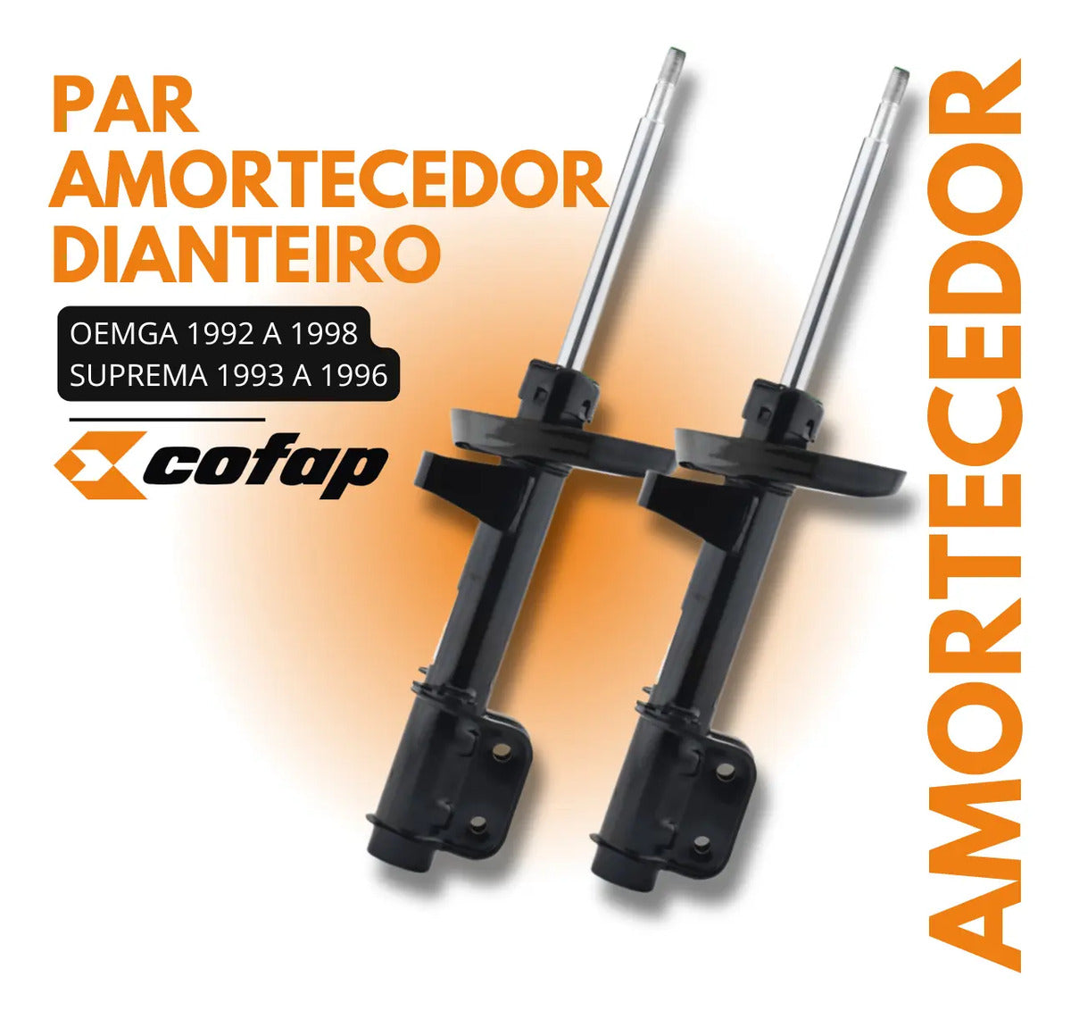 Par Amortecedor Dianteiro  Suprema 3.0 4.1 Ate 1996 Cofap