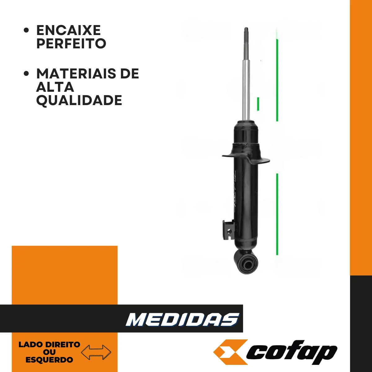 Amortecedor Dianteiro L200 Triton 2010 2011 2012 Cofap