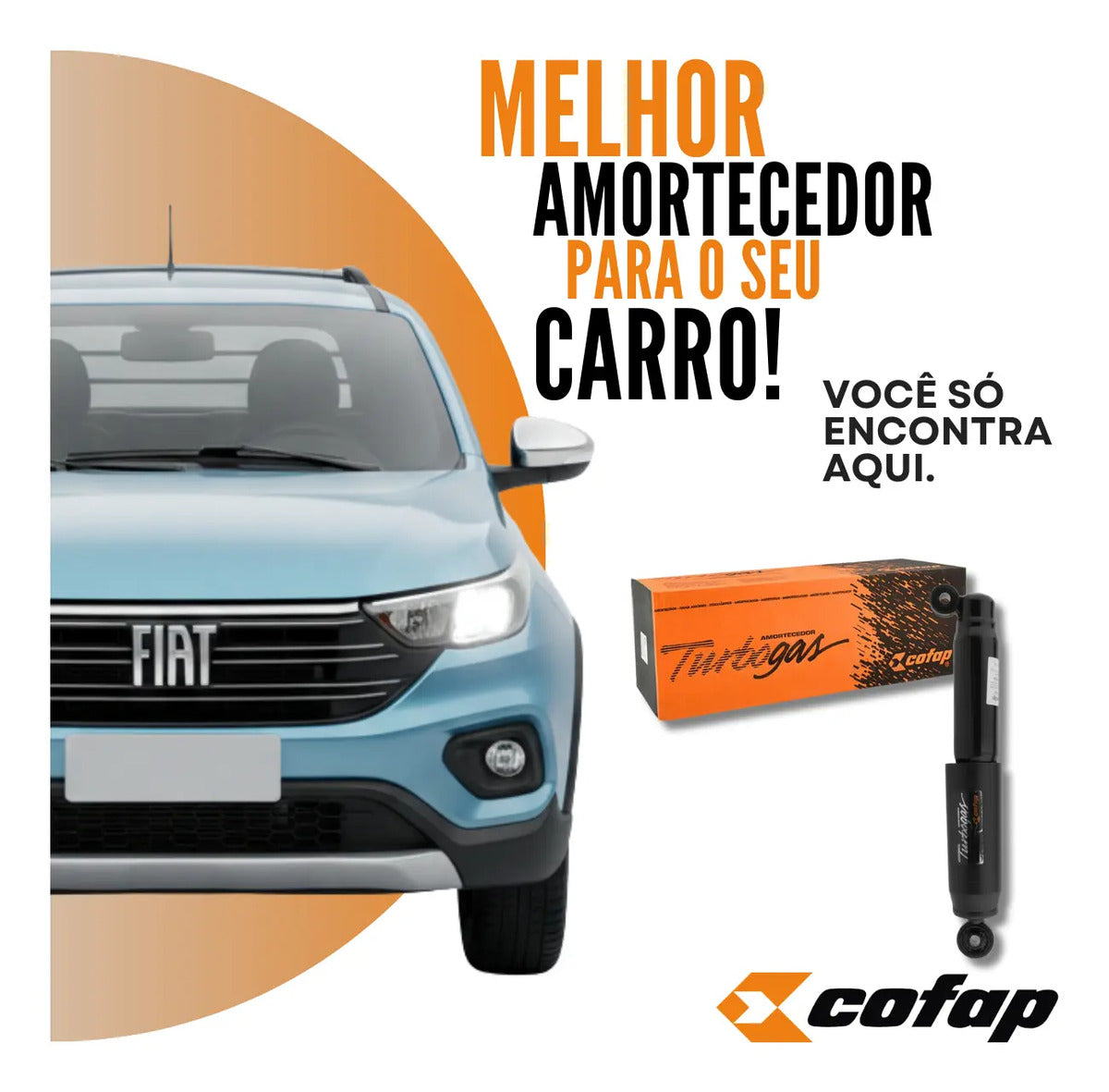 Amortecedor Traseiro Strada 1.0 Turbo 1.3 1.4 Flex Cofap