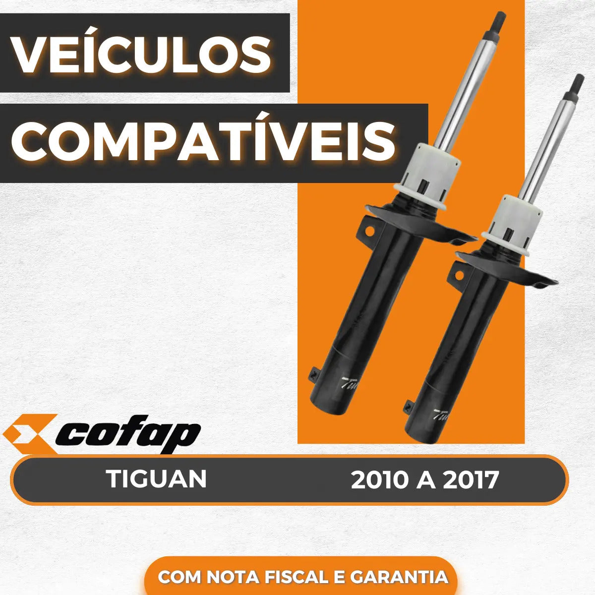 Par Amortecedor Dianteiro Tiguan 2012 Original Cofap Novo