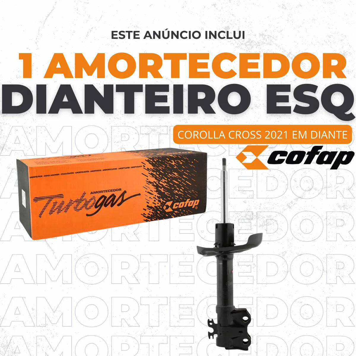 Amortecedor Dianteiro Esquerdo Corolla Cross 2021/cofap