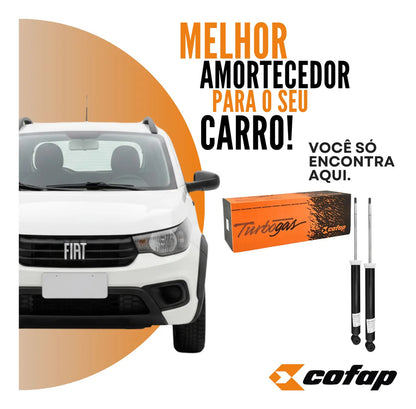Par Amortecedor Traseiro Fiat Mobi Way 2016/.. Cofap