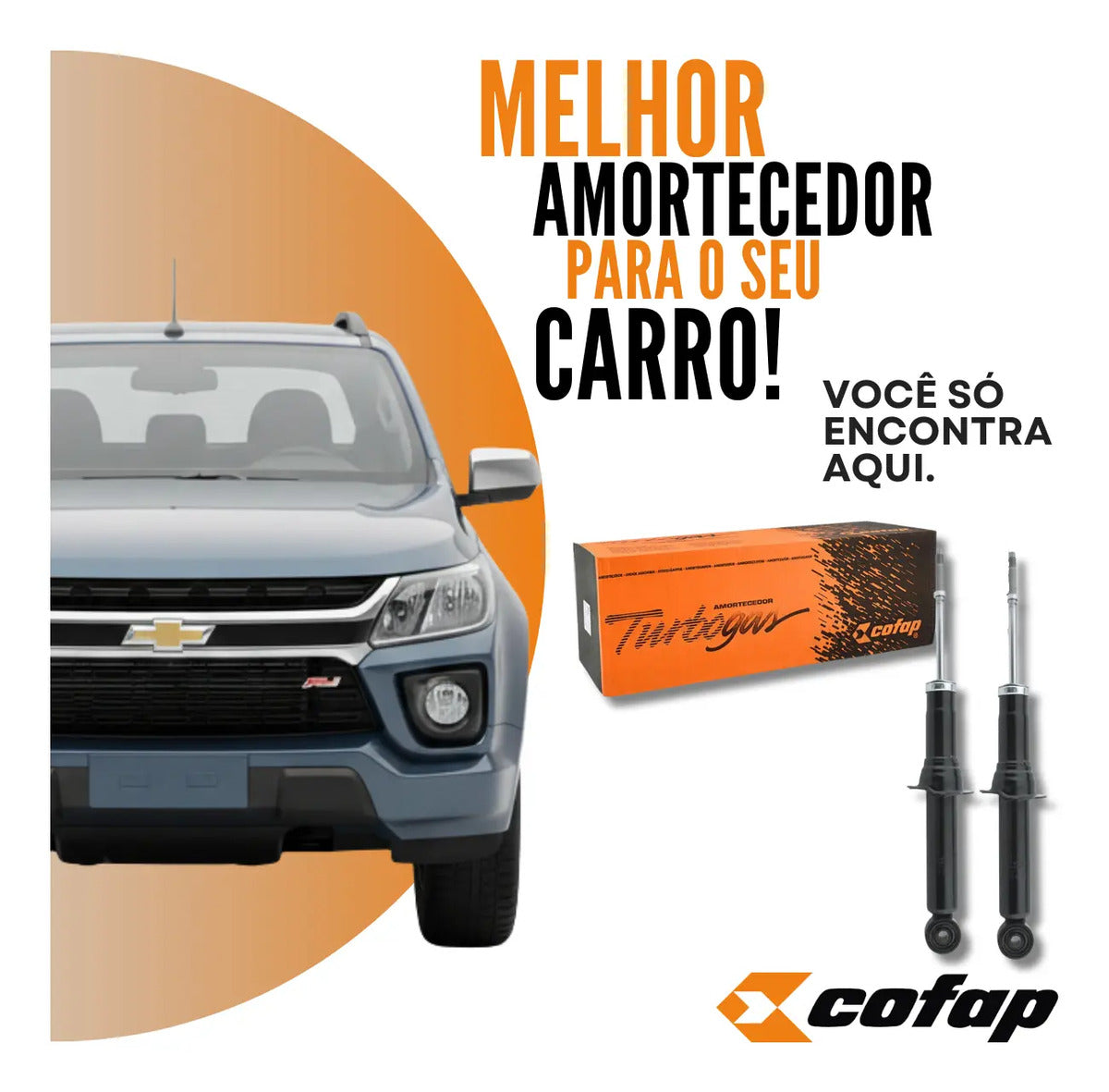 Par Amortecedor Dianteiro S10 4x4 2021 2022 Cofap Original