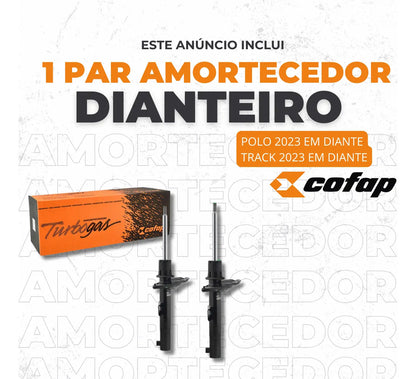 Par Amortecedor Dianteiro Polo 1.0 Mpi Track Cofap