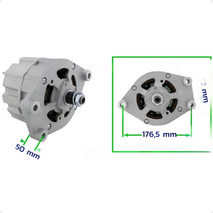 Alternador Volvo N10 N12 Nl10 Nl12 B58 24v 45a Sem Polia