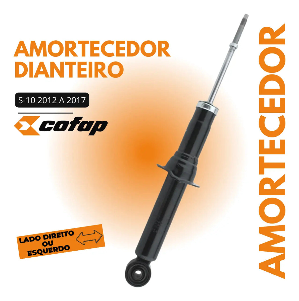 Amortecedor Dianteiro S10 4x4 2018 2019 Original Cofap