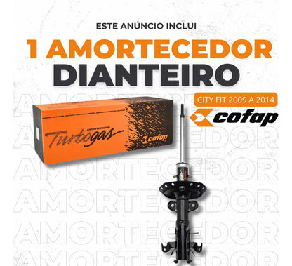 Amortecedor Dianteiro Fit City 2009 2010 2011 2012 13 Cofap