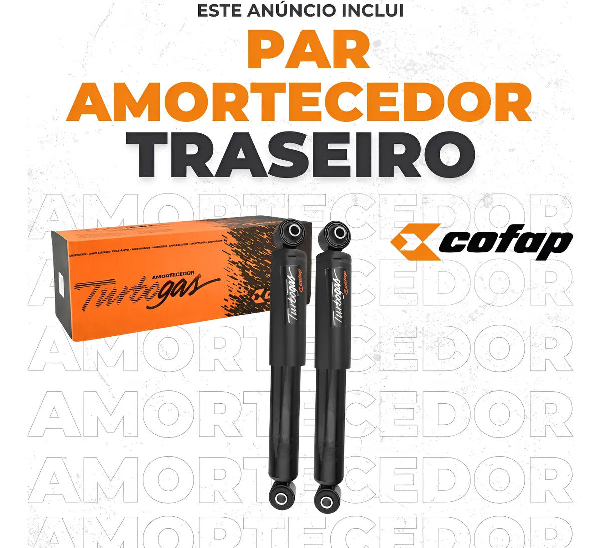 Par Amortecedor Traseiro Master 2.3 16v Original Cofap