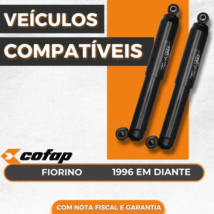 Par Amortecedor Traseiro Cofap Fiat Fiorino 1996 Em Diante