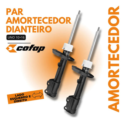 Par Amortecedor Dianteiro Uno 10 - 16 Cofap Gp32826 Gp32827