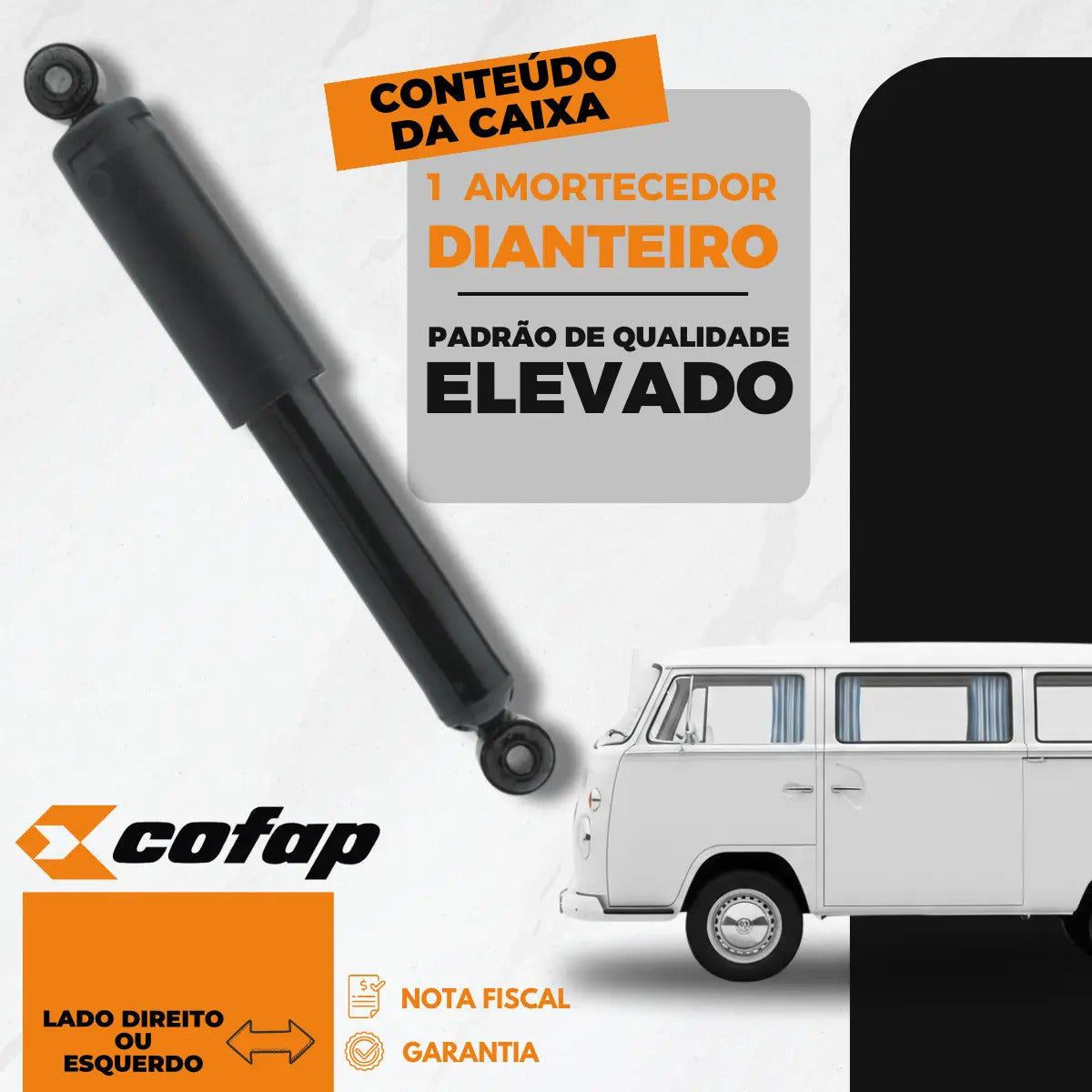 Amortecedor Dianteiro  Vw Kombi 1997 A 2013 Cofap Super