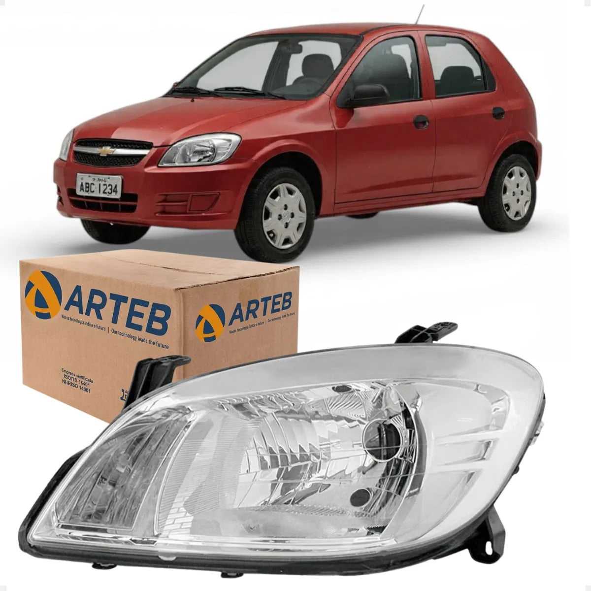 Farol Prisma Celta 2006 2007 2008 2009 2010 2011 Arteb