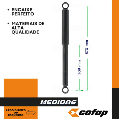 Amortecedor Traseiro Cofap Turbogás Toyota Hilux Picape