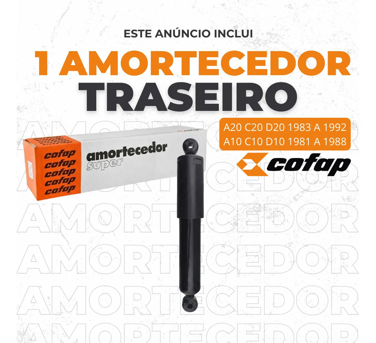 Amortecedor Dianteiro Gm D10 79 80 81 82 Original Cofap