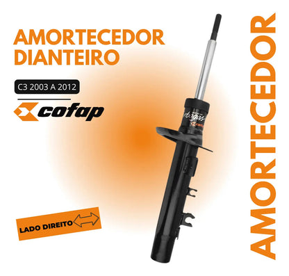 Amortecedor Dianteiro Citroen C3 03 A 2012 Cofap Lado Direit
